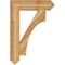 Ekena Millwork Westlake Arts & Crafts Rough Sawn Bracket, Western Red Cedar, 6"W x 28"D x 40"H BKT06X28X40WTL03RWR - alternate 3